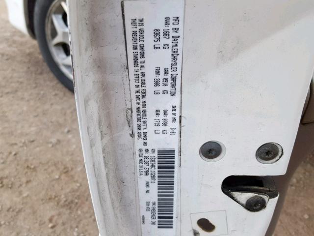 1B3ES46C11D298711 - 2001 DODGE NEON SE WHITE photo 10