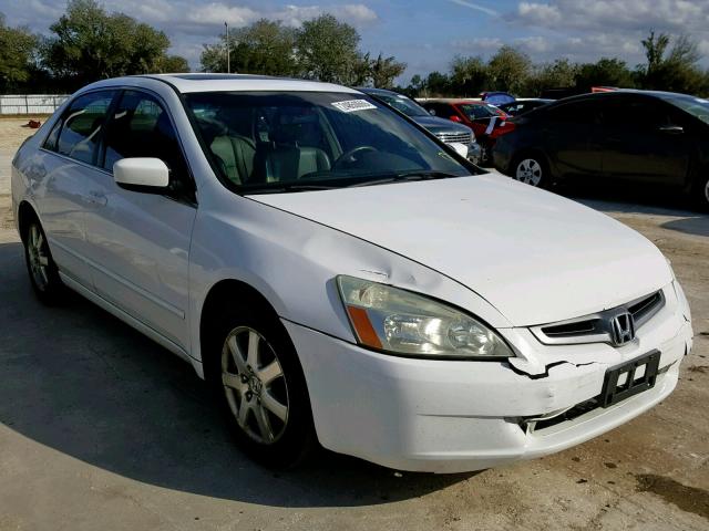 1HGCM66595A063365 - 2005 HONDA ACCORD EX WHITE photo 1