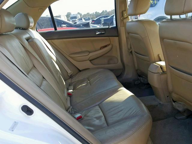 1HGCM66595A063365 - 2005 HONDA ACCORD EX WHITE photo 6