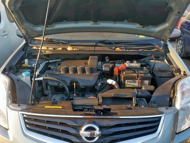 3N1AB6APXCL784629 - 2012 NISSAN SENTRA 2.0 SILVER photo 7