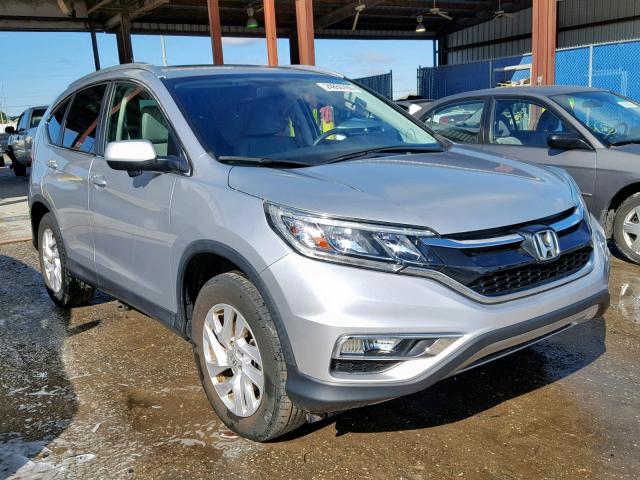 2HKRM3H70FH537235 - 2015 HONDA CR-V EXL SILVER photo 1