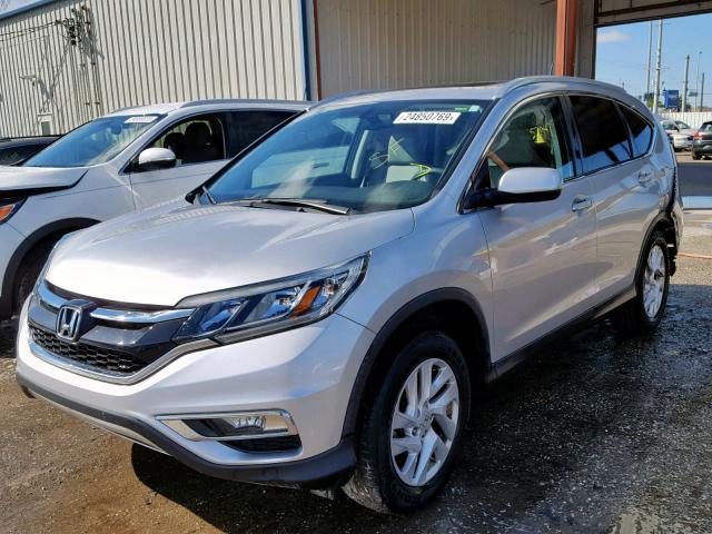 2HKRM3H70FH537235 - 2015 HONDA CR-V EXL SILVER photo 2