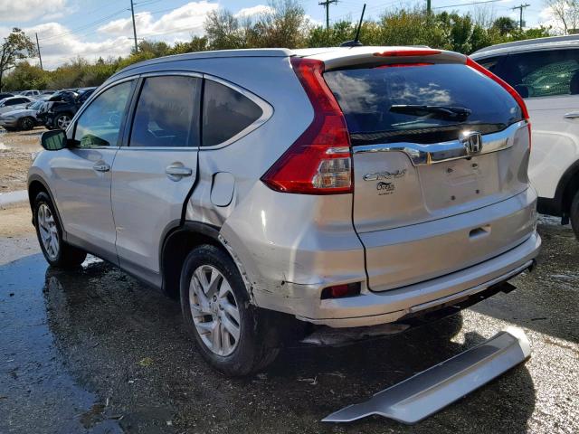 2HKRM3H70FH537235 - 2015 HONDA CR-V EXL SILVER photo 3