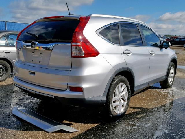 2HKRM3H70FH537235 - 2015 HONDA CR-V EXL SILVER photo 4