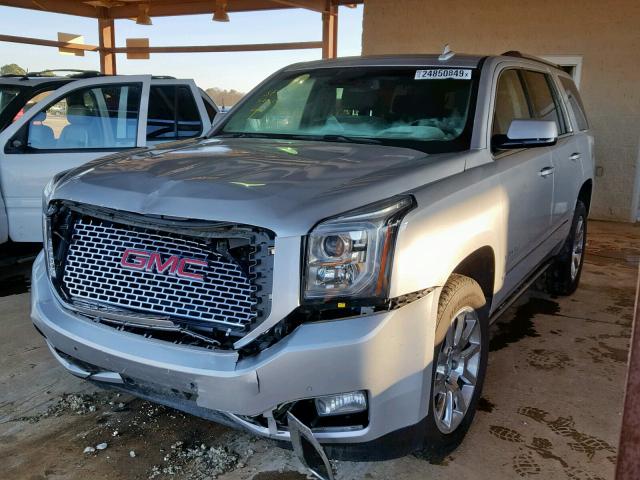 1GKS2CKJ2FR508179 - 2015 GMC YUKON DENA SILVER photo 2