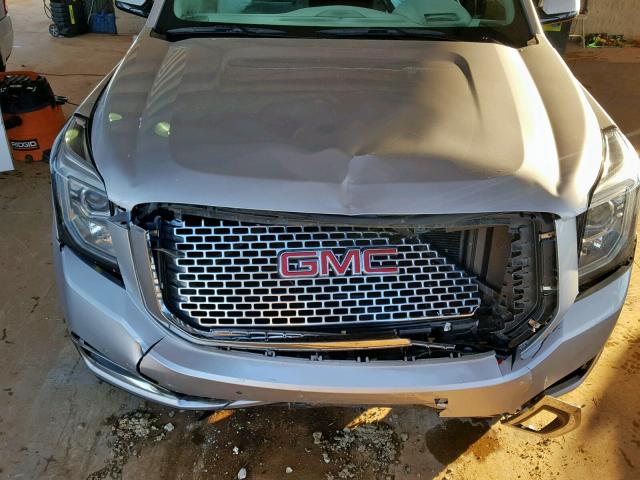 1GKS2CKJ2FR508179 - 2015 GMC YUKON DENA SILVER photo 7