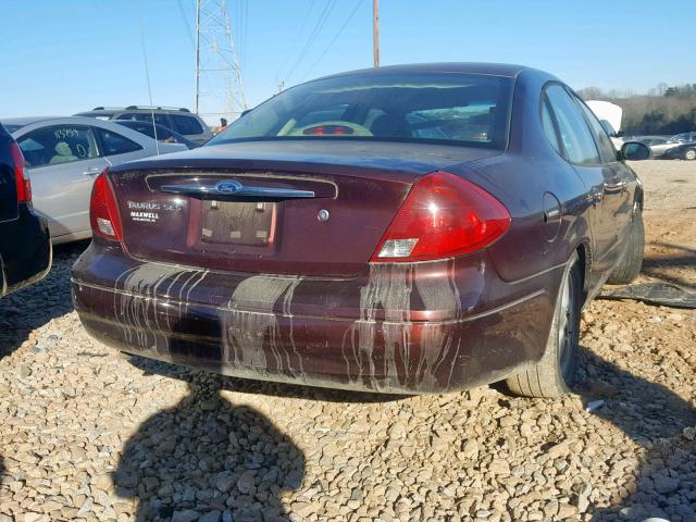 1FAFP55U81A157713 - 2001 FORD TAURUS SES RED photo 4