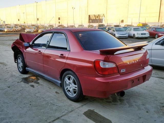 JF1GD296X3G508466 - 2003 SUBARU IMPREZA WR RED photo 3