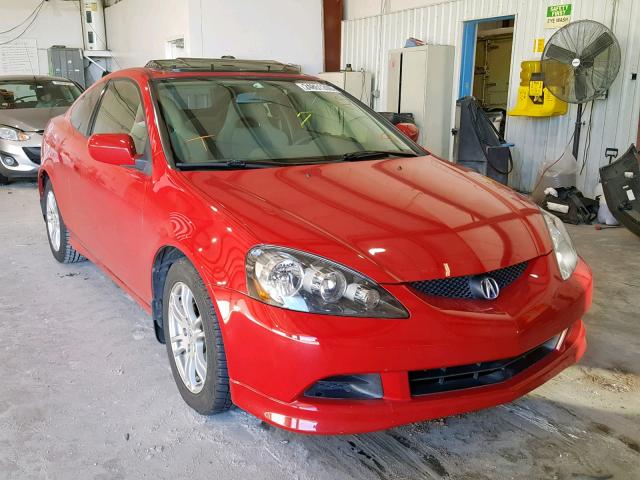 JH4DC548X5S003892 - 2005 ACURA RSX RED photo 1