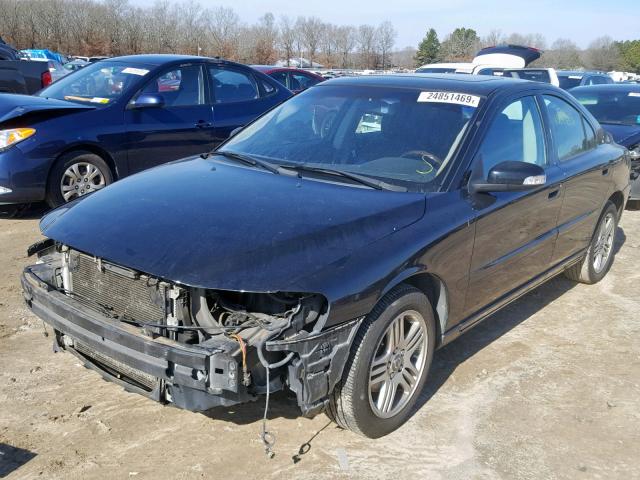 YV1RS592072632492 - 2007 VOLVO S60 2.5T BLACK photo 2