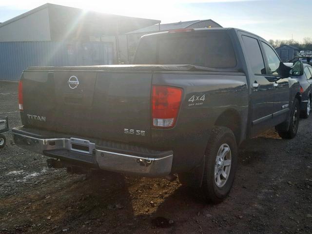 1N6AA07B97N202712 - 2007 NISSAN TITAN XE GREEN photo 4