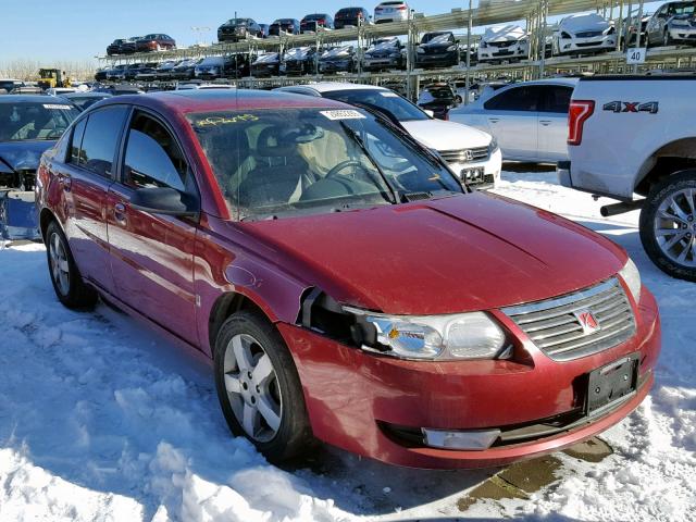 1G8AL58B57Z182776 - 2007 SATURN ION LEVEL MAROON photo 1