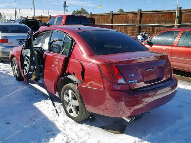 1G8AL58B57Z182776 - 2007 SATURN ION LEVEL MAROON photo 9