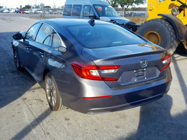 1HGCV1F13JA162545 - 2018 HONDA ACCORD LX GRAY photo 3