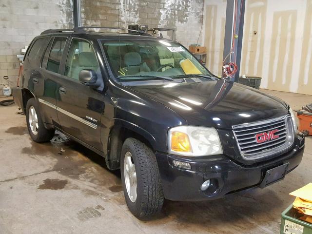 1GKDT13S662307928 - 2006 GMC ENVOY BLACK photo 1