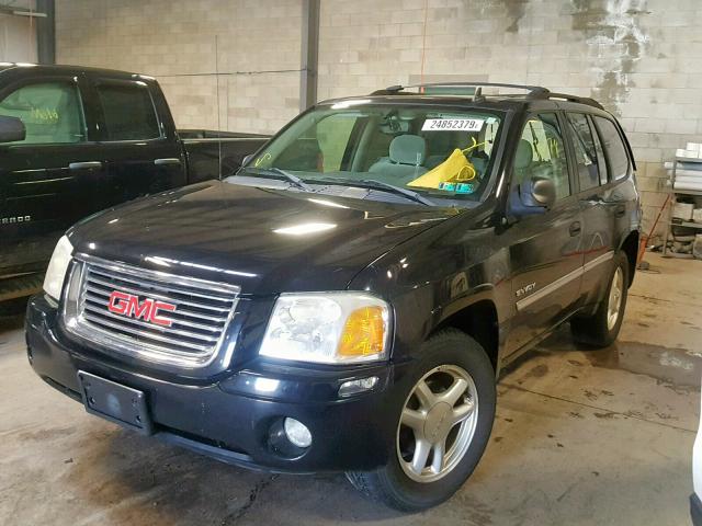 1GKDT13S662307928 - 2006 GMC ENVOY BLACK photo 2