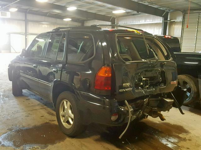 1GKDT13S662307928 - 2006 GMC ENVOY BLACK photo 3