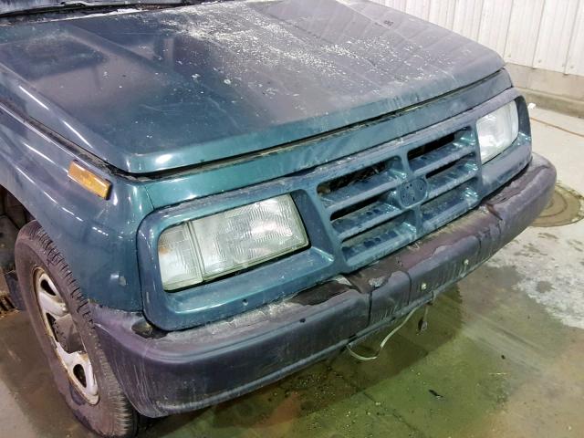 2CNBJ1867T6947063 - 1996 GEO TRACKER GREEN photo 9