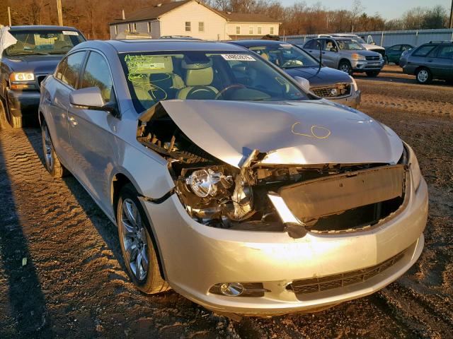 1G4GC5EG2AF116626 - 2010 BUICK LACROSSE C SILVER photo 1