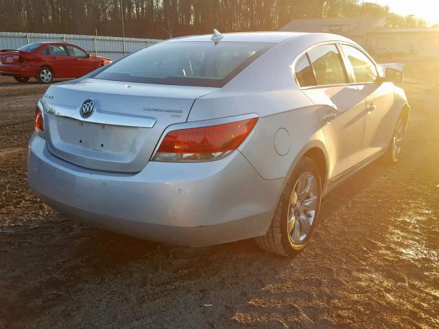 1G4GC5EG2AF116626 - 2010 BUICK LACROSSE C SILVER photo 4