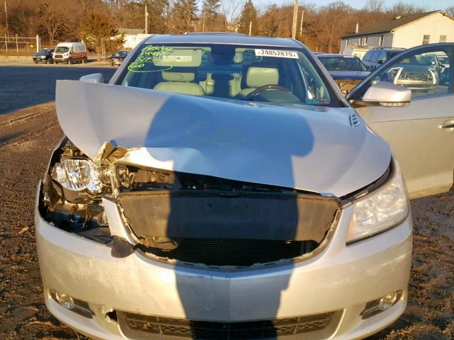 1G4GC5EG2AF116626 - 2010 BUICK LACROSSE C SILVER photo 7