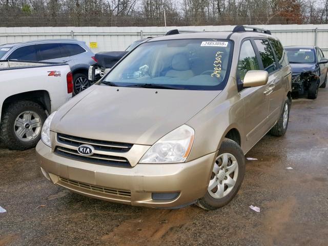 KNDMB233066059472 - 2006 KIA SEDONA EX GOLD photo 2