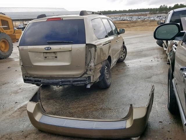 KNDMB233066059472 - 2006 KIA SEDONA EX GOLD photo 4