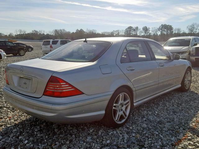 WDBNG70J06A461297 - 2006 MERCEDES-BENZ S 430 SILVER photo 4