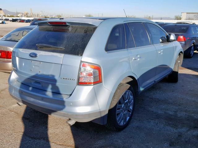 2FMDK39CX8BA85638 - 2008 FORD EDGE LIMIT BLUE photo 4