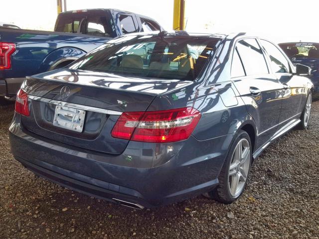 WDDHF5GB2BA498937 - 2011 MERCEDES-BENZ E 350 GRAY photo 4