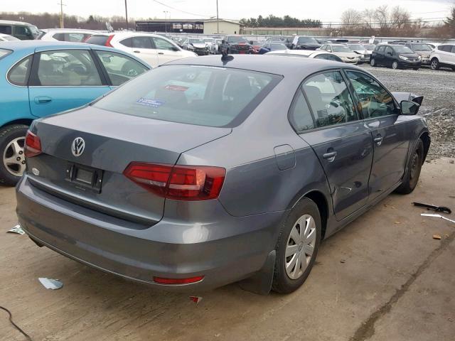 3VW267AJXGM237719 - 2016 VOLKSWAGEN JETTA S GRAY photo 4