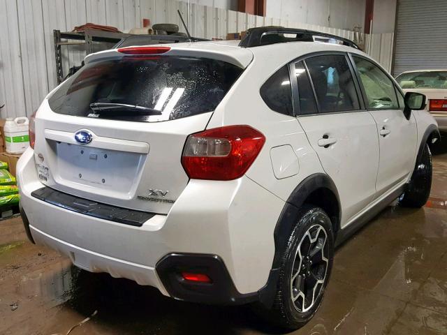 JF2GPADC5F8314663 - 2015 SUBARU XV CROSSTR WHITE photo 4