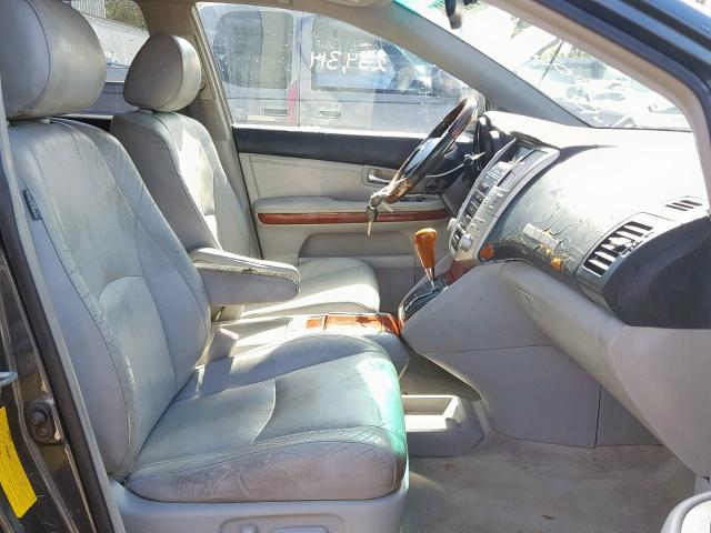 JTJGA31U540009326 - 2004 LEXUS RX 330 GRAY photo 5