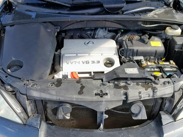 JTJGA31U540009326 - 2004 LEXUS RX 330 GRAY photo 7