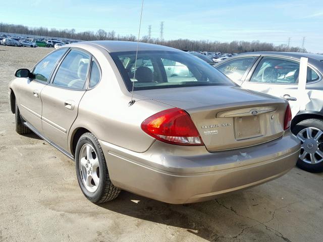 1FAFP55U64G118328 - 2004 FORD TAURUS SES BEIGE photo 3