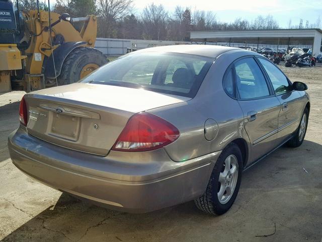 1FAFP55U64G118328 - 2004 FORD TAURUS SES BEIGE photo 4