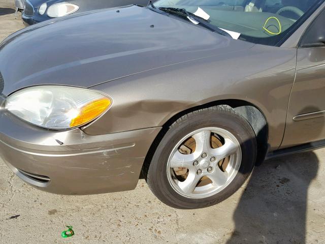 1FAFP55U64G118328 - 2004 FORD TAURUS SES BEIGE photo 9