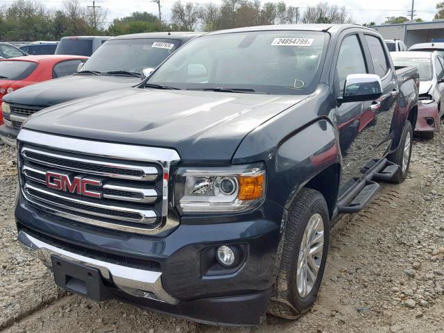 1GTG6DEN8H1307236 - 2017 GMC CANYON SLT CHARCOAL photo 2