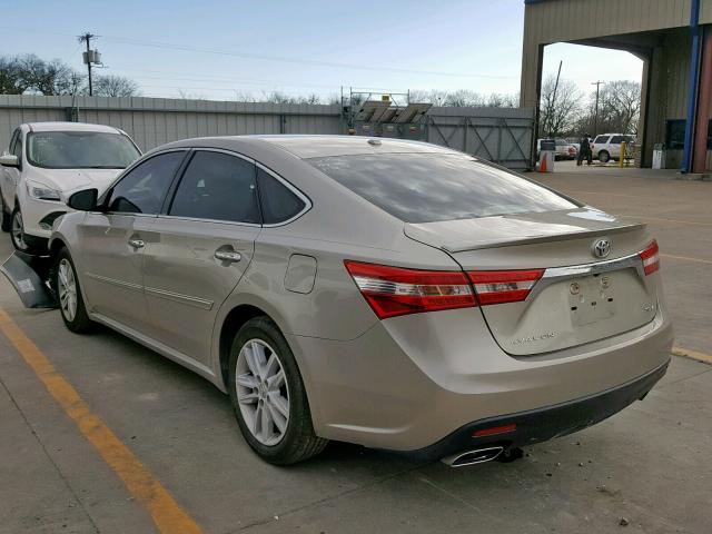4T1BK1EB8FU142967 - 2015 TOYOTA AVALON XLE GOLD photo 3