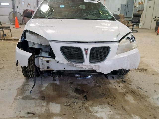 1G2ZH558464192105 - 2006 PONTIAC G6 GT WHITE photo 9