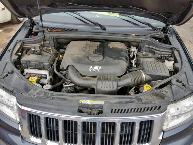 1C4RJEAG7DC549700 - 2013 JEEP GRAND CHER BLUE photo 7