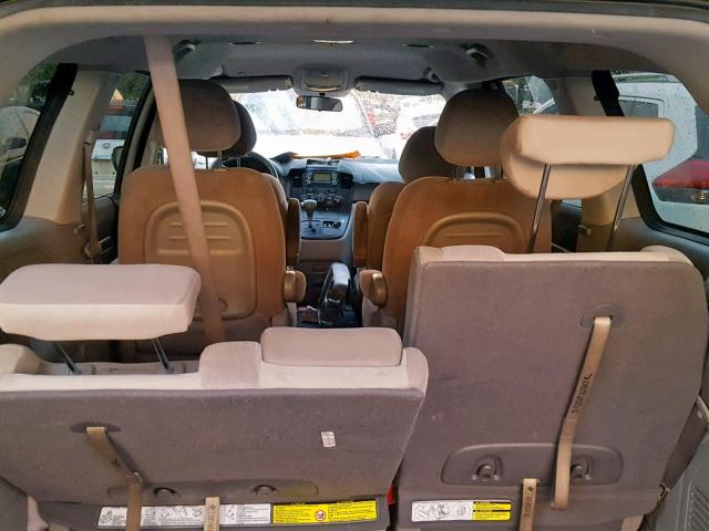 KNDMG4C77C6443700 - 2012 KIA SEDONA LX BLUE photo 9