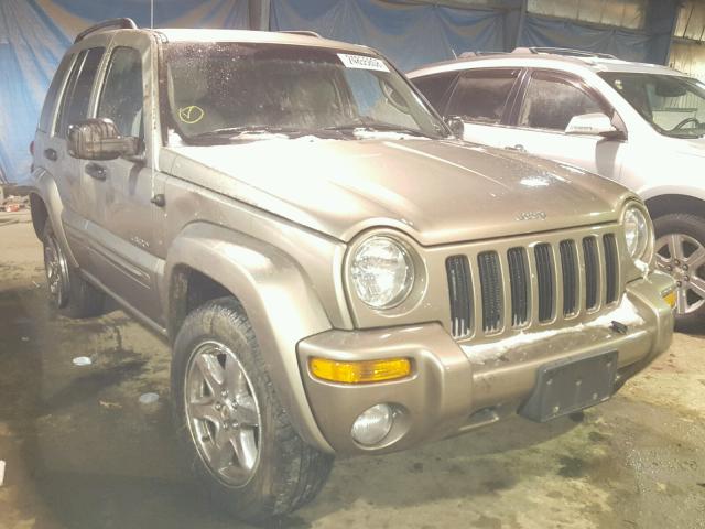 1J8GL58KX4W149746 - 2004 JEEP LIBERTY LI GOLD photo 1