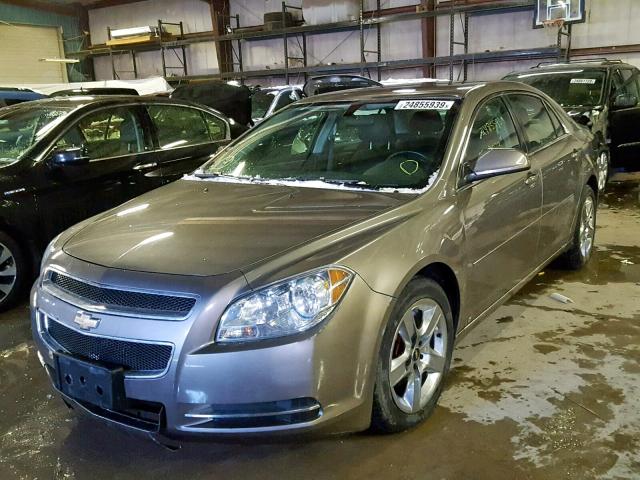 1G1ZC5E03A4121922 - 2010 CHEVROLET MALIBU 1LT GRAY photo 2