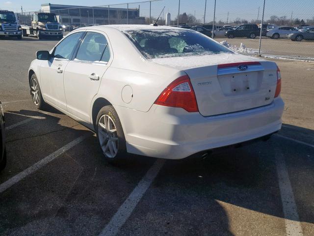 3FAHP0JG1AR313818 - 2010 FORD FUSION SEL Ağ foto 3
