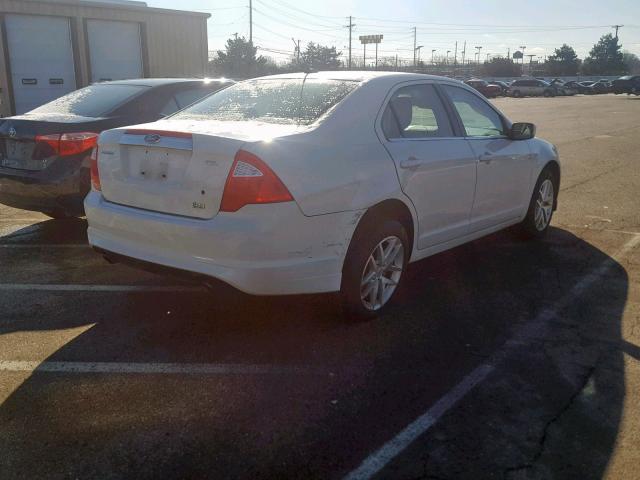 3FAHP0JG1AR313818 - 2010 FORD FUSION SEL Ağ foto 4