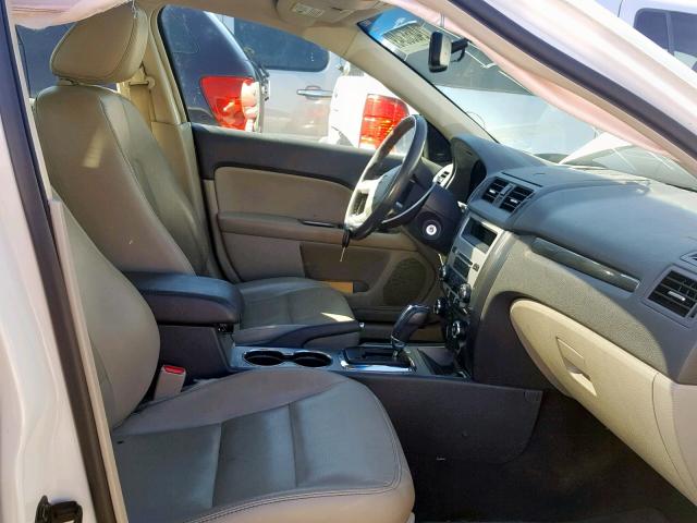 3FAHP0JG1AR313818 - 2010 FORD FUSION SEL Ağ foto 5