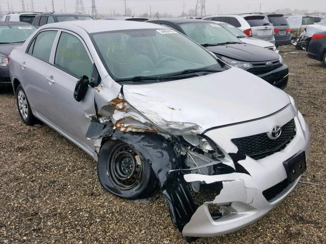 1NXBU40E29Z146384 - 2009 TOYOTA COROLLA BA SILVER photo 1