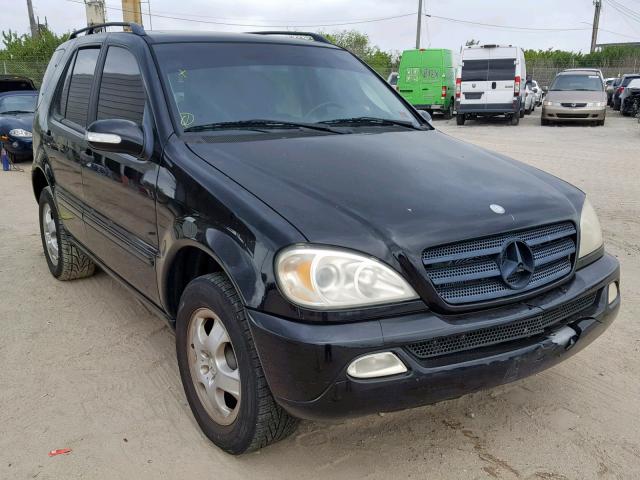 4JGAB54E32A365718 - 2002 MERCEDES-BENZ ML 320 BLACK photo 1