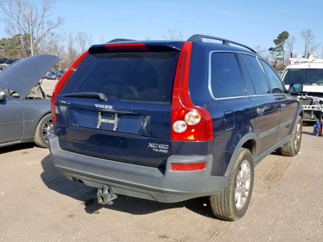 YV1CZ91H941059912 - 2004 VOLVO XC90 T6 BLUE photo 4